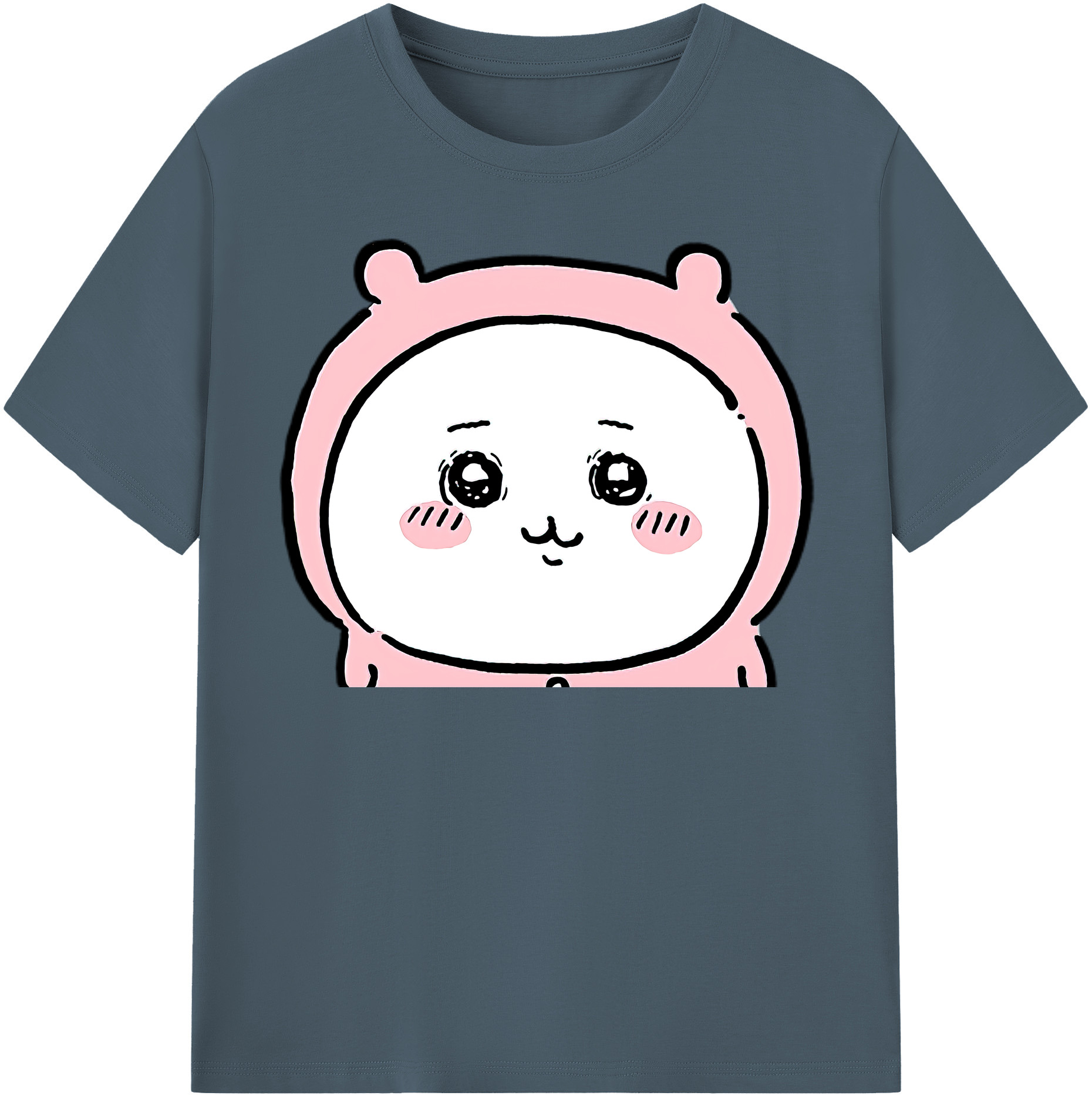 （画像用） ちいかわ ちいかわ Chii-kawa chiikawa 綿100％半袖Tシャツ（フロントプリント）